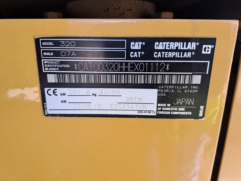Bæltegravemaskine Cat 320NG: billede 11 Bæltegravemaskine Cat 320NG: billede 11