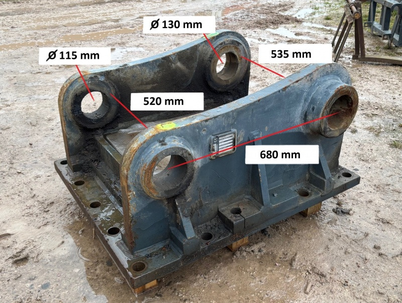 KOMATSU PC800 - Hurtigskift for Gravemaskine: billede 3 KOMATSU PC800 - Hurtigskift for Gravemaskine: billede 3