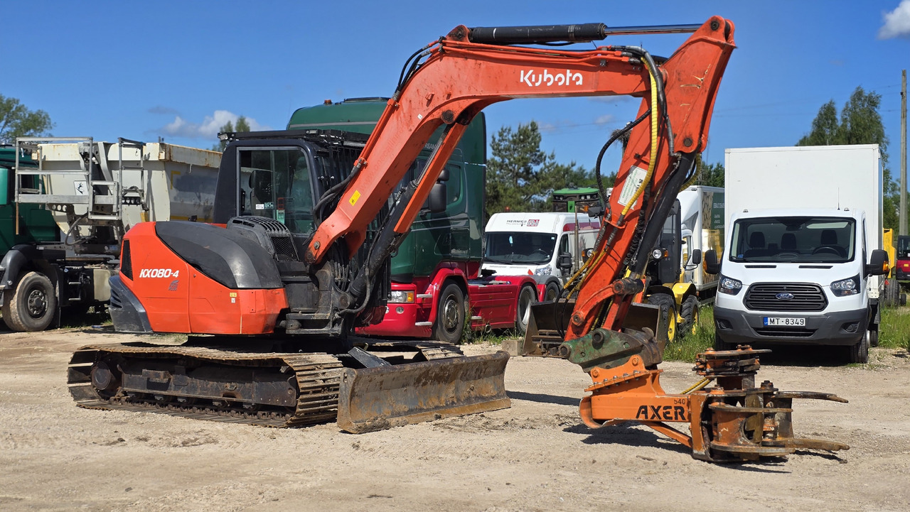 Kubota KX080-4, AXER 540 - Skovbrugstraktor: billede 3 Kubota KX080-4, AXER 540 - Skovbrugstraktor: billede 3