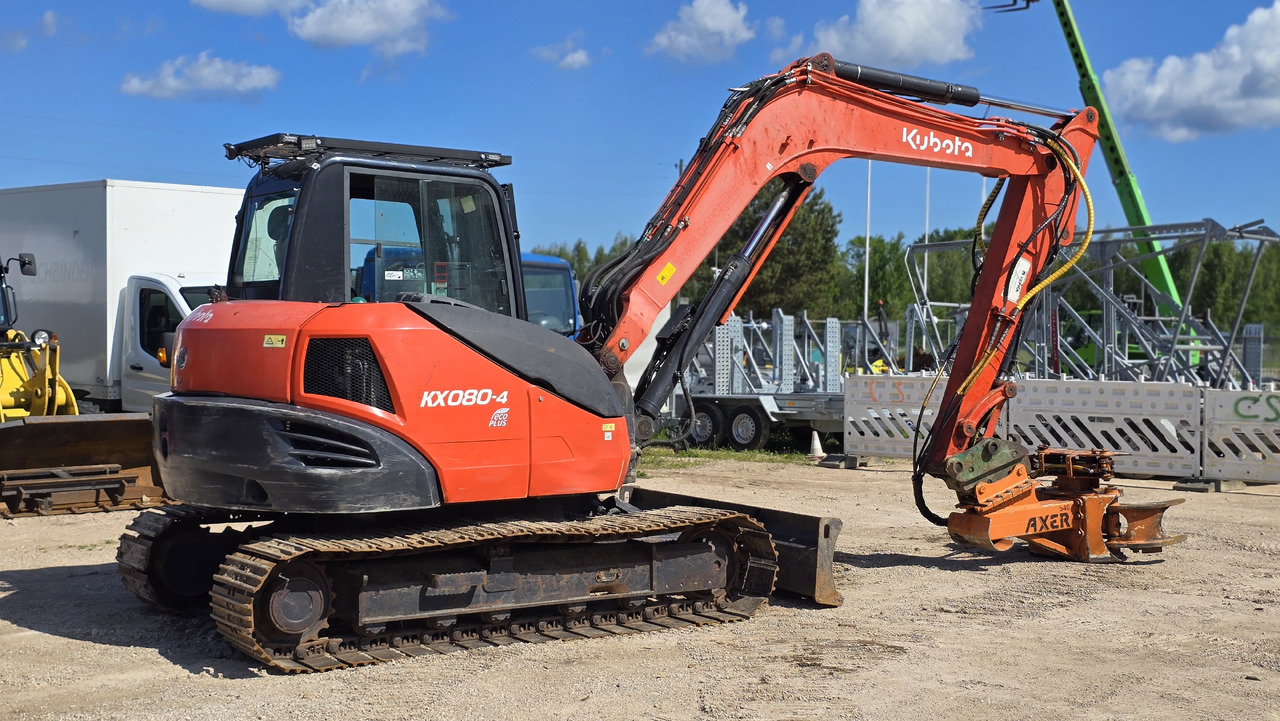 Kubota KX080-4, AXER 540 - Skovbrugstraktor: billede 4 Kubota KX080-4, AXER 540 - Skovbrugstraktor: billede 4