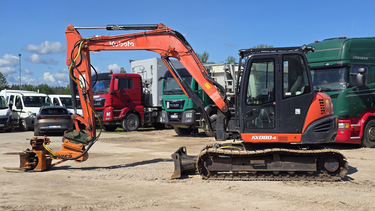 Kubota KX080-4, AXER 540 - Skovbrugstraktor: billede 1 Kubota KX080-4, AXER 540 - Skovbrugstraktor: billede 1