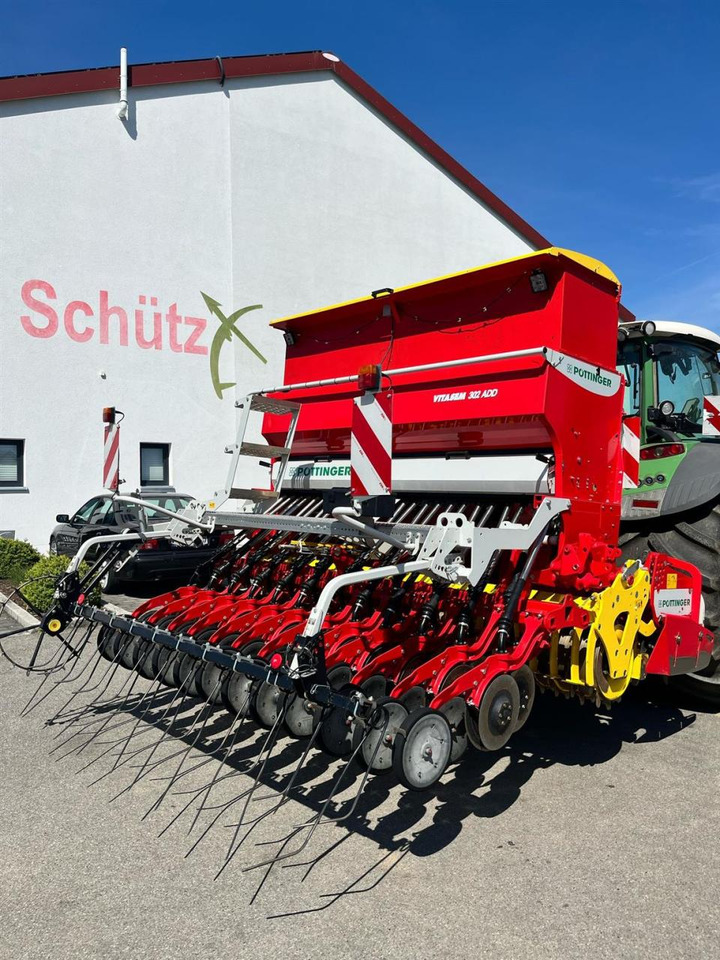 Pöttinger Vitasem 302 ADD + Pöttinger Lion 303.12 WG, Kombi - Kombi-såmaskine: billede 1 Pöttinger Vitasem 302 ADD + Pöttinger Lion 303.12 WG, Kombi - Kombi-såmaskine: billede 1