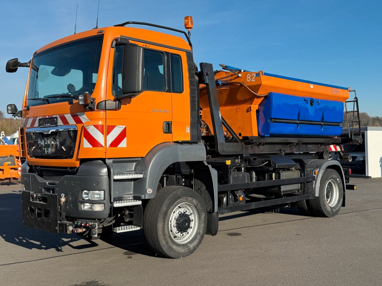 MAN TGS 18.360 4x4 Winterdienst Meiller Abroller - Lastbil kroghejs: billede 1 MAN TGS 18.360 4x4 Winterdienst Meiller Abroller - Lastbil kroghejs: billede 1