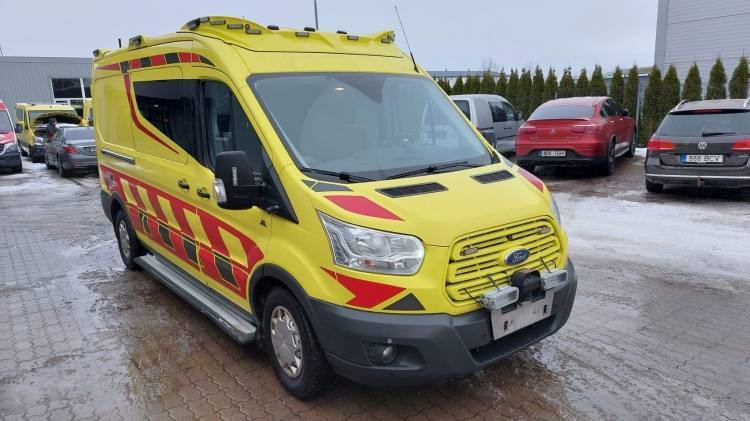 FORD TRANSIT 2,0TDI AMBULANCE KLIMA 12.2018 EURO 6, 3 UNITS - Ambulance: billede 1 FORD TRANSIT 2,0TDI AMBULANCE KLIMA 12.2018 EURO 6, 3 UNITS - Ambulance: billede 1
