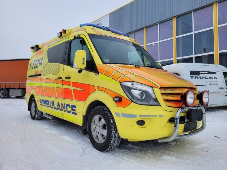 MERCEDES – BENZ SPRINTER 3.0D AMBULANCE (TAMLANS) KLIMA, 11.2016, EURO 6 - Ambulance: billede 1 MERCEDES – BENZ SPRINTER 3.0D AMBULANCE (TAMLANS) KLIMA, 11.2016, EURO 6 - Ambulance: billede 1