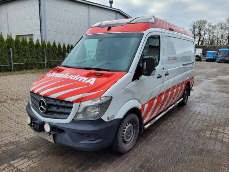 MERCEDES – BENZ SPRINTER 319 3.0D AMBULANCE (PROFILE) KLIMA, 6.2017, EURO 6 - Ambulance: billede 2 MERCEDES – BENZ SPRINTER 319 3.0D AMBULANCE (PROFILE) KLIMA, 6.2017, EURO 6 - Ambulance: billede 2