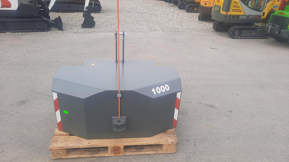 Frontgewicht Ballast Heckgewicht 1000kg Traktor Gewicht Fendt - Vægtklods: billede 1 Frontgewicht Ballast Heckgewicht 1000kg Traktor Gewicht Fendt - Vægtklods: billede 1