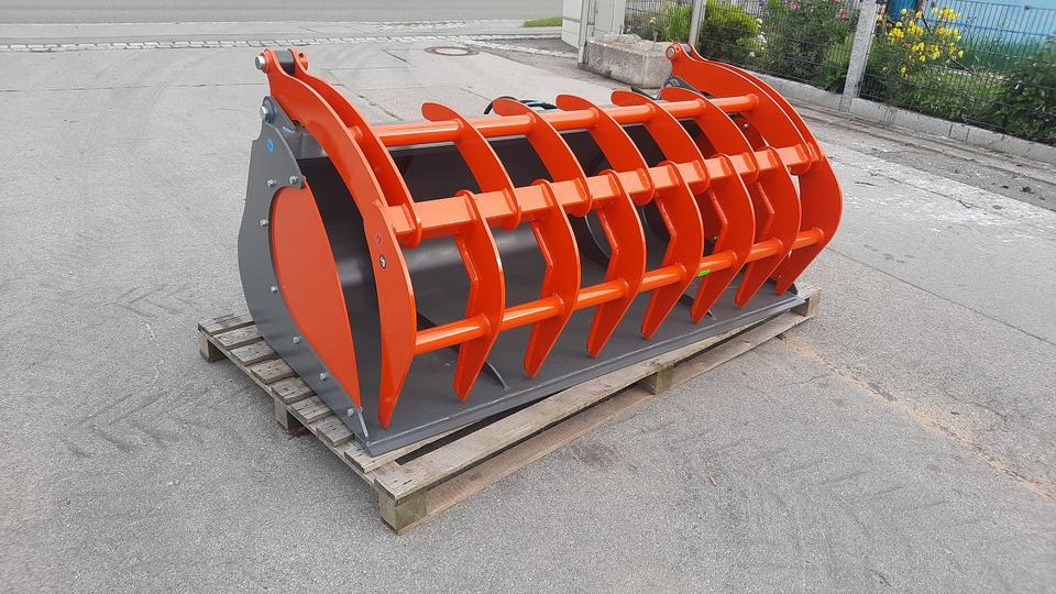 Greifschaufel 2m Euro Frontlader Weideman Hoflader Schaufel - Udstyr til ensilage: billede 1 Greifschaufel 2m Euro Frontlader Weideman Hoflader Schaufel - Udstyr til ensilage: billede 1