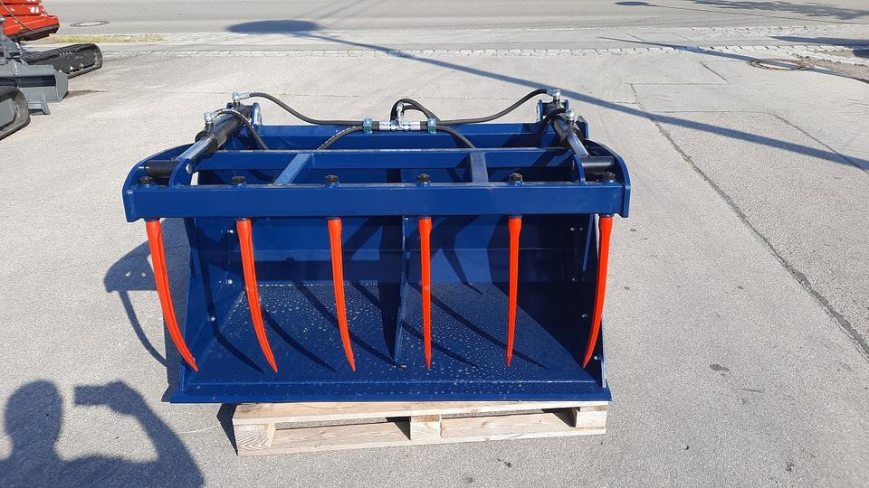 Krokodilschaufel Greifschaufel Weidemann Frontlader Hoflader Euro - Udstyr til ensilage: billede 2 Krokodilschaufel Greifschaufel Weidemann Frontlader Hoflader Euro - Udstyr til ensilage: billede 2