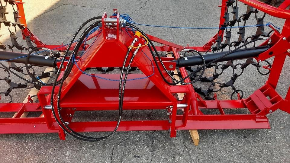 Ny Græsharve Wiesenegge 6 - 8m Wiesenstriegel Wiesenschleppe Traktor John deer: billede 15