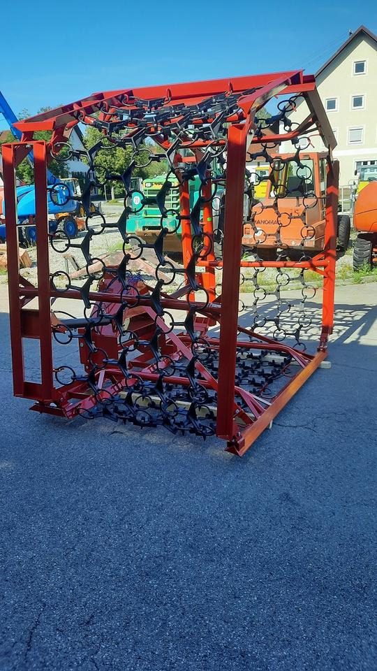 Ny Græsharve Wiesenegge 6 - 8m Wiesenstriegel Wiesenschleppe Traktor John deer: billede 11