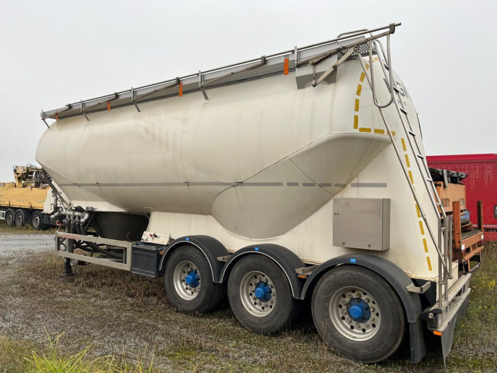 FELDBINDER Silo für Staub und Rieselgüter EUT 40.3 Auflieger Zement 40m³, Lenkachse - Silotrailer: billede 3 FELDBINDER Silo für Staub und Rieselgüter EUT 40.3 Auflieger Zement 40m³, Lenkachse - Silotrailer: billede 3