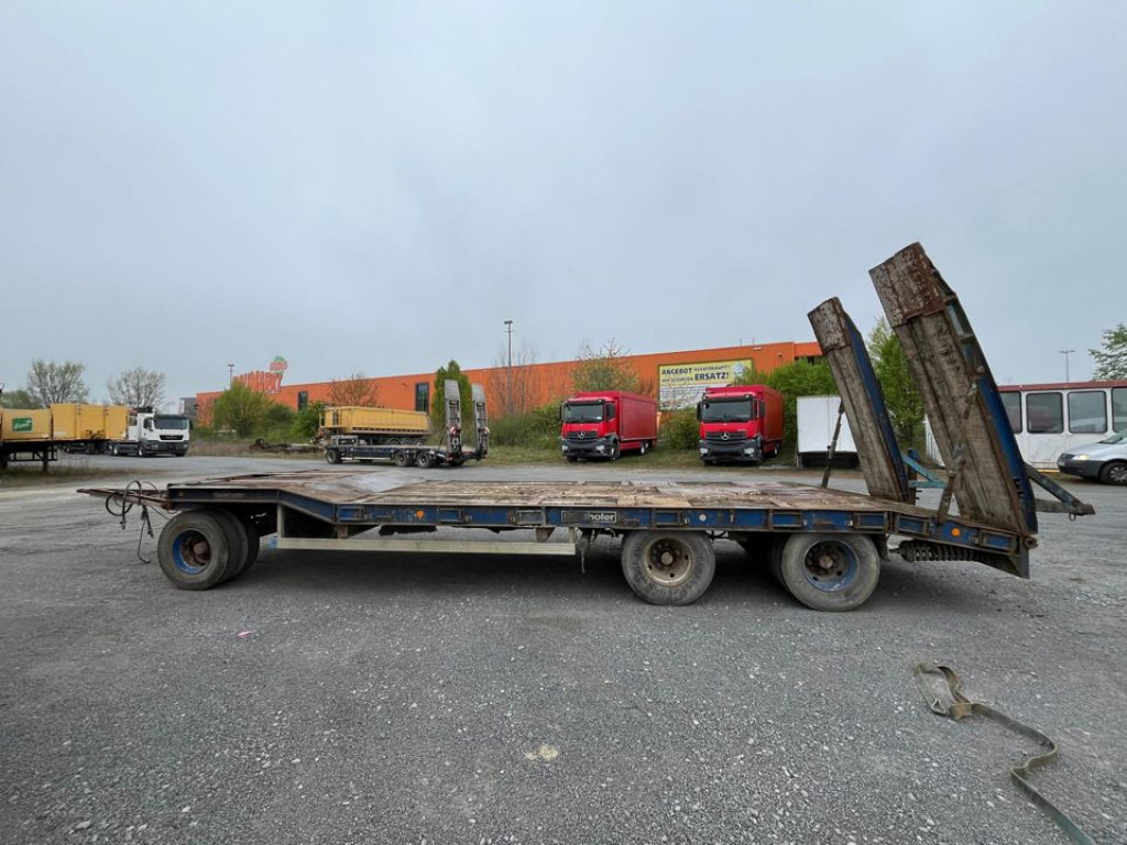 GOLDHOFER GOLDHOFER Tieflader Tiefladeranhänger TU 3-24/80 Rampen - Nedbygget platform påhængsvogn: billede 5 GOLDHOFER GOLDHOFER Tieflader Tiefladeranhänger TU 3-24/80 Rampen - Nedbygget platform påhængsvogn: billede 5