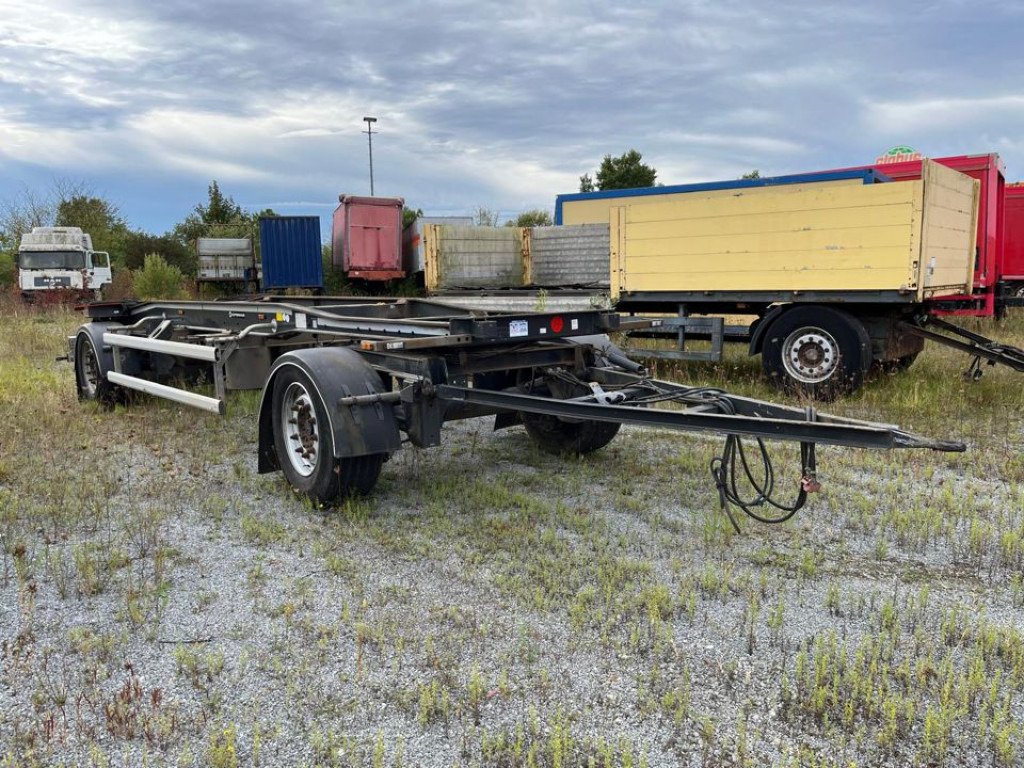 HUEFFERMANN 2-achs Abrollanhänger Containeranhänger HSA 18.70 - Kroghejsvogn/ Skip loader anhænger: billede 2 HUEFFERMANN 2-achs Abrollanhänger Containeranhänger HSA 18.70 - Kroghejsvogn/ Skip loader anhænger: billede 2