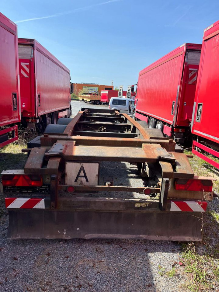 HUEFFERMANN Tandemanhänger HTS 1877 Containeranhänger - Kroghejsvogn/ Skip loader anhænger: billede 5 HUEFFERMANN Tandemanhänger HTS 1877 Containeranhänger - Kroghejsvogn/ Skip loader anhænger: billede 5