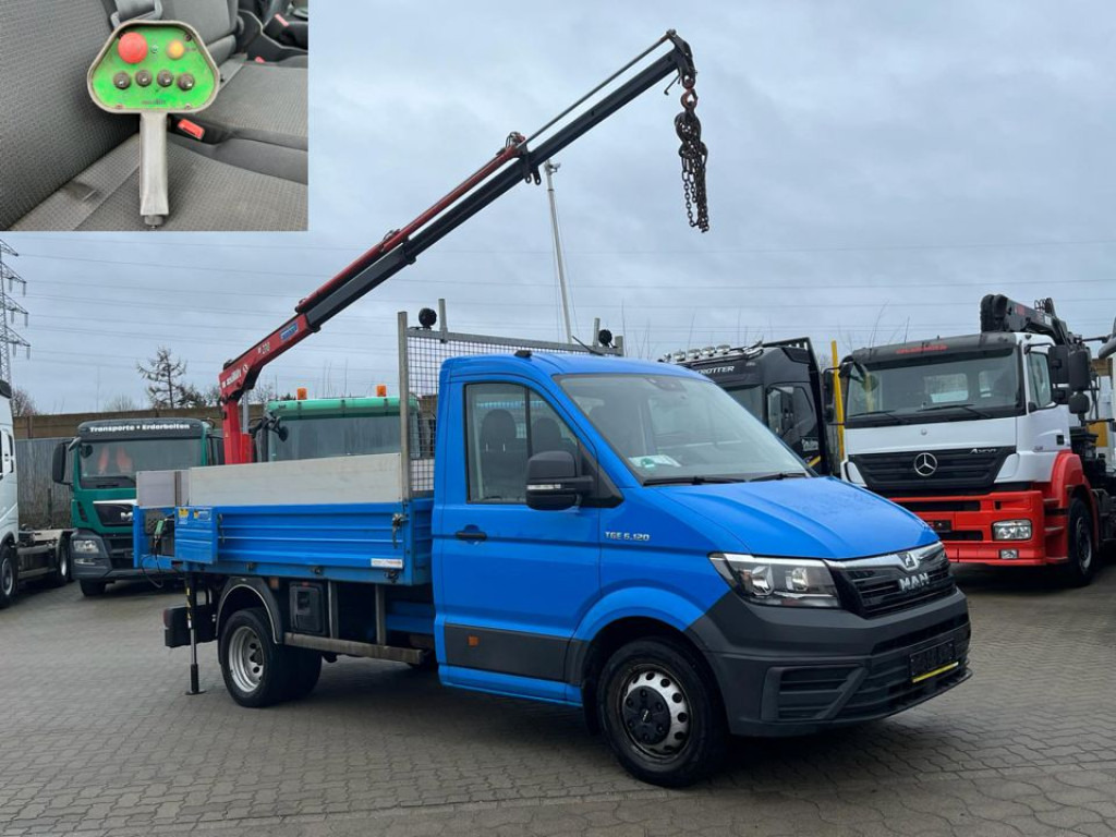 MAN TG-E 6.120 Pritsche Heckkran Funk - Ladbil: billede 1 MAN TG-E 6.120 Pritsche Heckkran Funk - Ladbil: billede 1