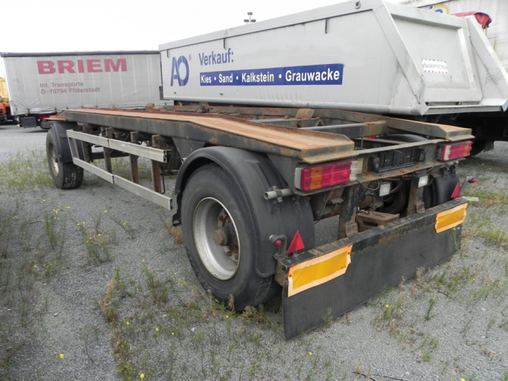 MEINDL MEINDL Abrollanhänger Containeranhänger AR 18 - Kroghejsvogn/ Skip loader anhænger: billede 2 MEINDL MEINDL Abrollanhänger Containeranhänger AR 18 - Kroghejsvogn/ Skip loader anhænger: billede 2
