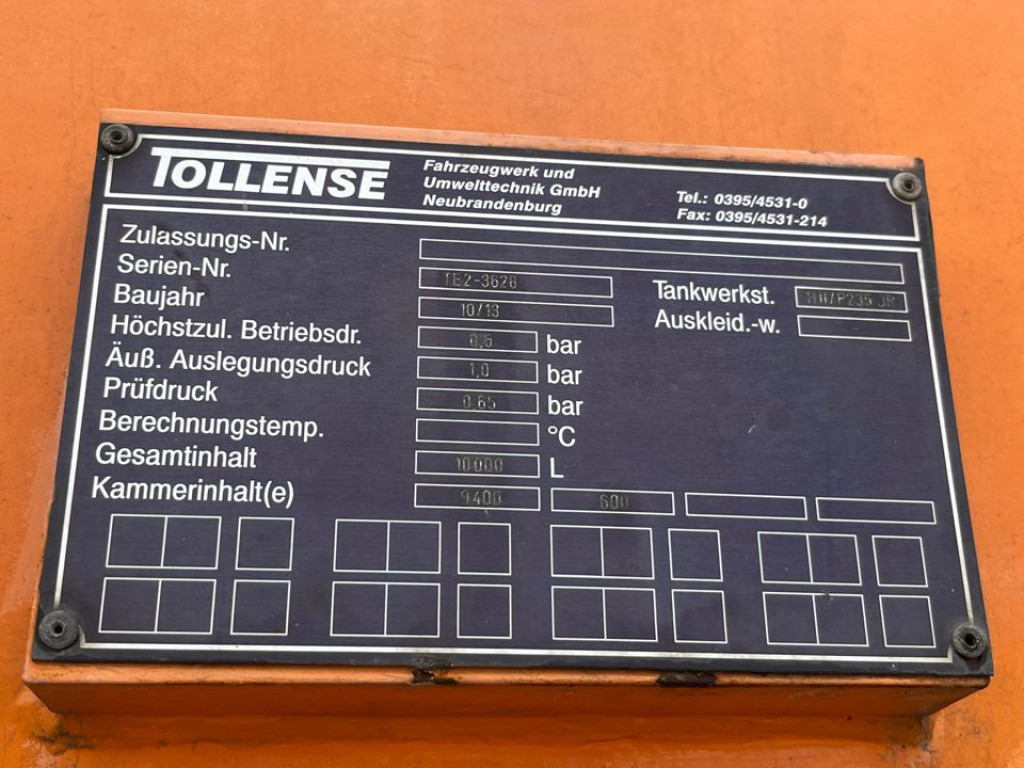 MERCEDES-BENZ Axor 1833 L Saug + Spülwagen Tollense - Slamsugemaskine: billede 3 MERCEDES-BENZ Axor 1833 L Saug + Spülwagen Tollense - Slamsugemaskine: billede 3