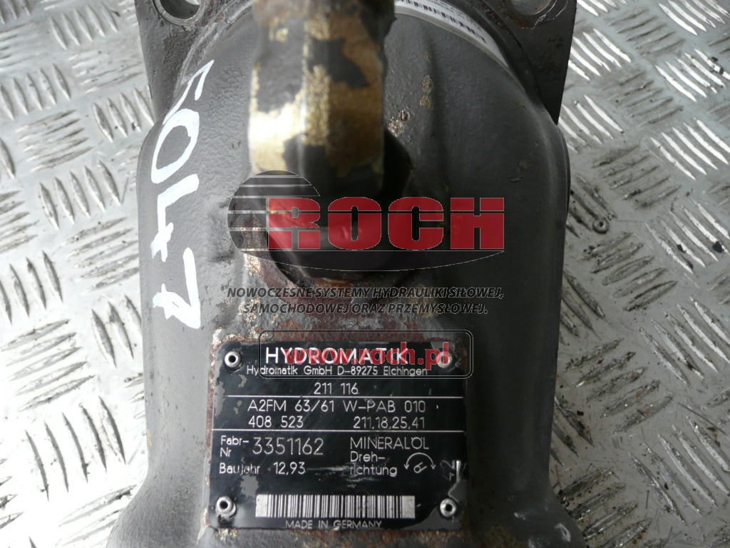 HYDROMATIK 211116 A2FM/61W-PAB010 408523 211.18.25.41 - Hydraulisk motor: billede 2 HYDROMATIK 211116 A2FM/61W-PAB010 408523 211.18.25.41 - Hydraulisk motor: billede 2