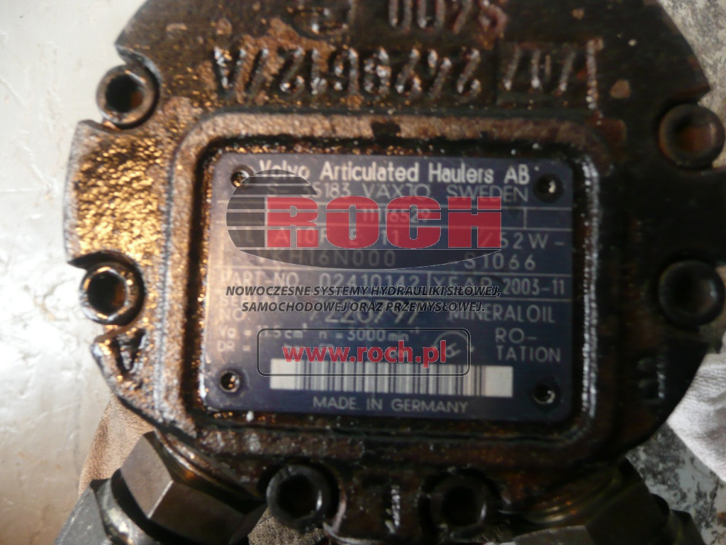 VOLVO AL A10FE11/52W-VKH16N000-S1066 11116529 02410142 - Hydraulisk motor: billede 1 VOLVO AL A10FE11/52W-VKH16N000-S1066 11116529 02410142 - Hydraulisk motor: billede 1