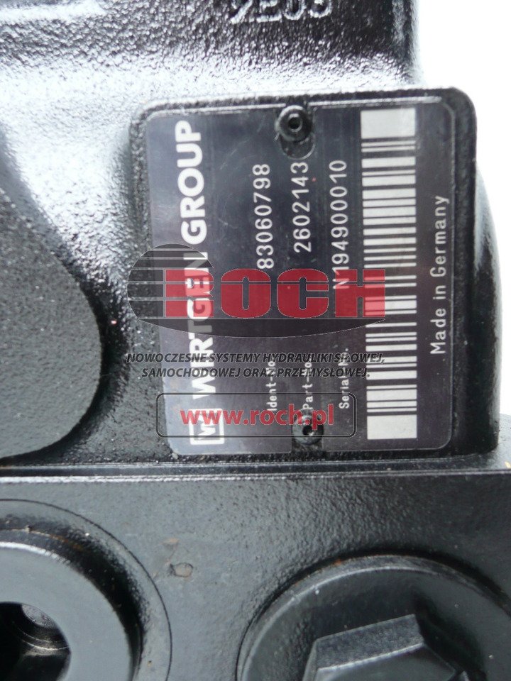 WIRTGEN 2602143 83060798 - Hydraulikpumpe: billede 1 WIRTGEN 2602143 83060798 - Hydraulikpumpe: billede 1