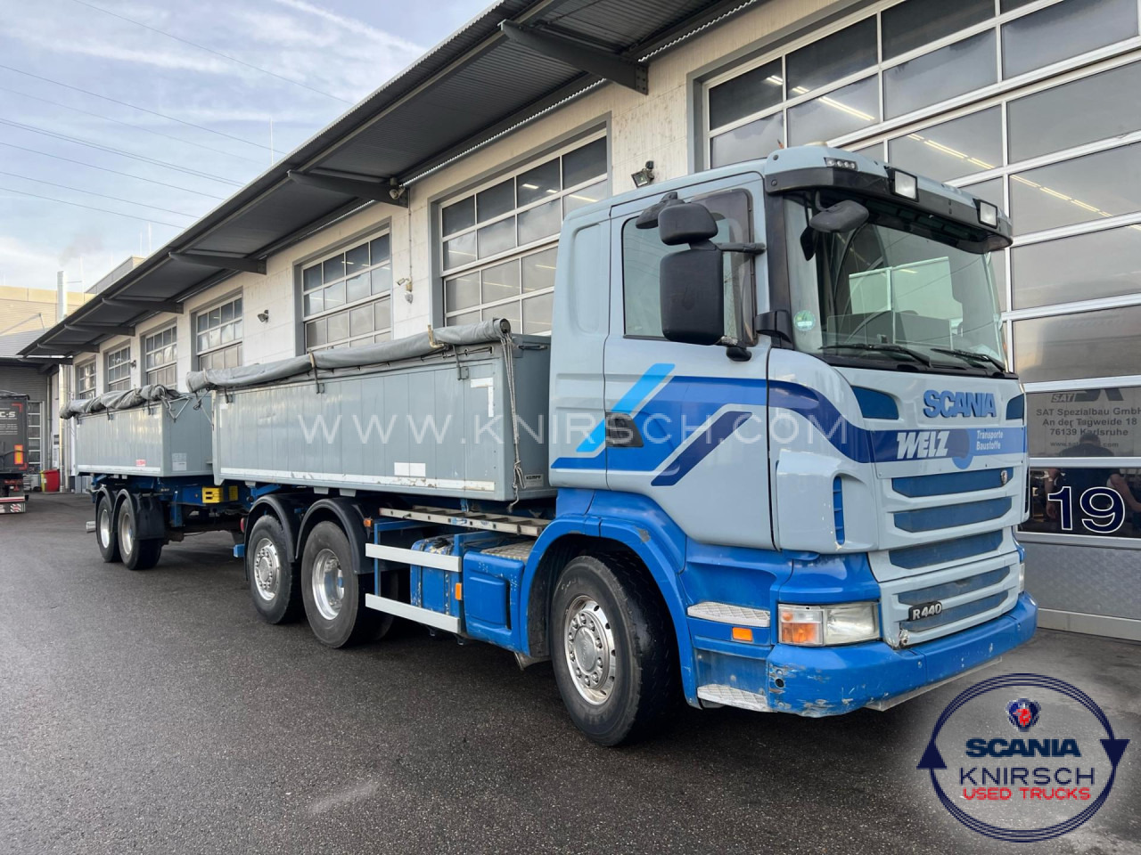 SCANIA R 440 LB6x2*4MSA Kempf 2 Seitenkipper mit - Tipvogn lastbil: billede 1 SCANIA R 440 LB6x2*4MSA Kempf 2 Seitenkipper mit - Tipvogn lastbil: billede 1