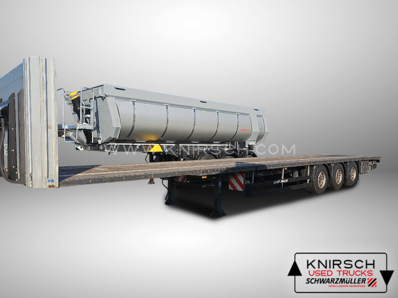 SCHWARZMUELLER J-3A-80 Plateausattel - Ladtrailer: billede 1 SCHWARZMUELLER J-3A-80 Plateausattel - Ladtrailer: billede 1