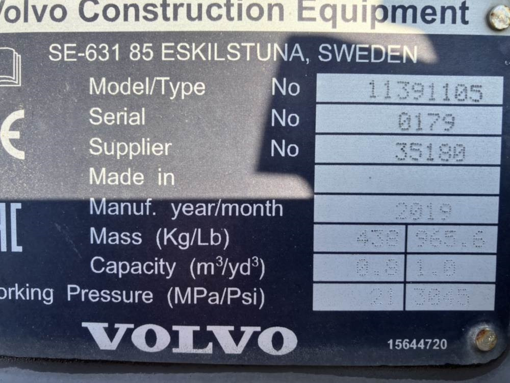 Volvo Klappschaufel mit Messer TPZ - Skovl: billede 5 Volvo Klappschaufel mit Messer TPZ - Skovl: billede 5