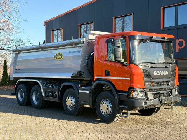 Scania P 420 8x4 Kipper Meiller 18,5m3 Euro 6 - Tipvogn lastbil: billede 1 Scania P 420 8x4 Kipper Meiller 18,5m3 Euro 6 - Tipvogn lastbil: billede 1