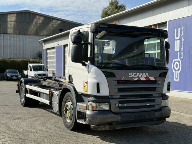 Scania P280 4x2 Abrollkipper Palfinger Knickhaken T15A - Lastbil kroghejs: billede 1 Scania P280 4x2 Abrollkipper Palfinger Knickhaken T15A - Lastbil kroghejs: billede 1