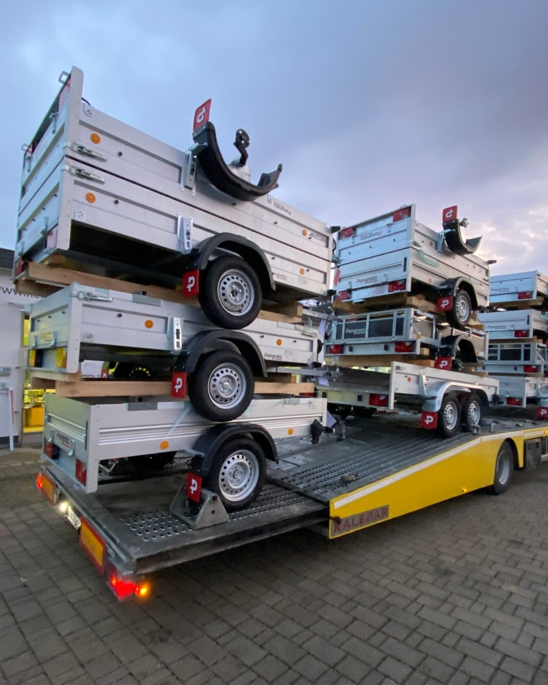 Ny Biltransportør sættevogn KALEPAR KLP 119V3 Car/Caravan/Van/Mobilehome Transporter: billede 9