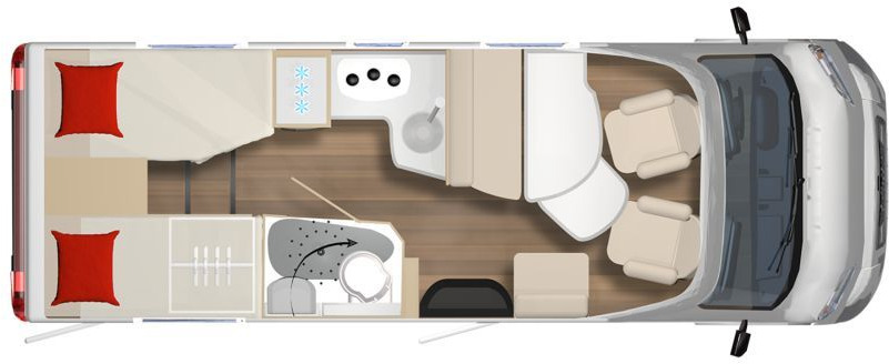 Bürstner B66 690 TD Funktionsdoppelboden - Delintegreret autocamper: billede 2 Bürstner B66 690 TD Funktionsdoppelboden - Delintegreret autocamper: billede 2