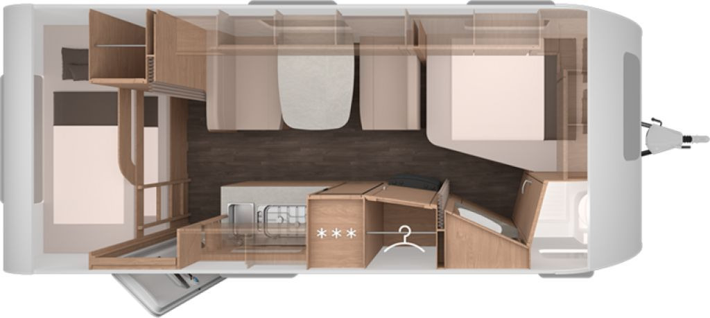 Knaus Sport 540 FDK Auflastung 1800 kg - Campingvogn: billede 2 Knaus Sport 540 FDK Auflastung 1800 kg - Campingvogn: billede 2