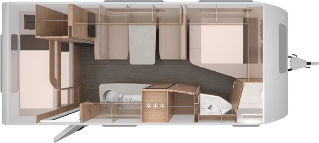 Knaus Südwind 540 FDK 60 Years Kühlschrank 177l - Campingvogn: billede 2 Knaus Südwind 540 FDK 60 Years Kühlschrank 177l - Campingvogn: billede 2