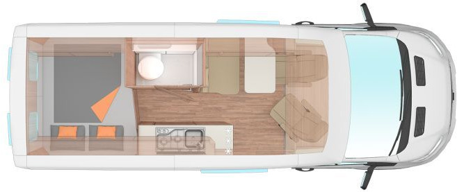 Weinsberg CaraBus 600 MQ Automatik/170PS - Camper van: billede 2 Weinsberg CaraBus 600 MQ Automatik/170PS - Camper van: billede 2
