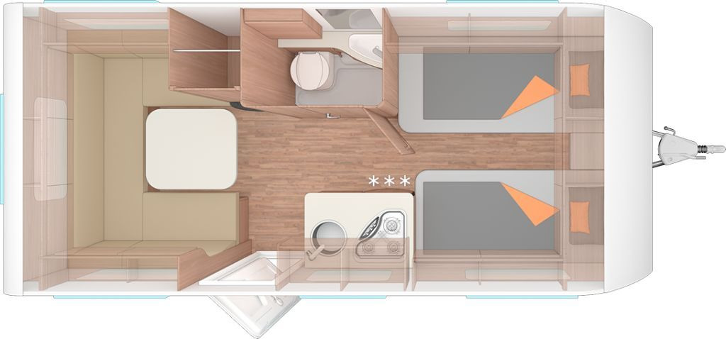 Weinsberg CaraOne 480 EU Auflastung 1500 kg - Campingvogn: billede 2 Weinsberg CaraOne 480 EU Auflastung 1500 kg - Campingvogn: billede 2