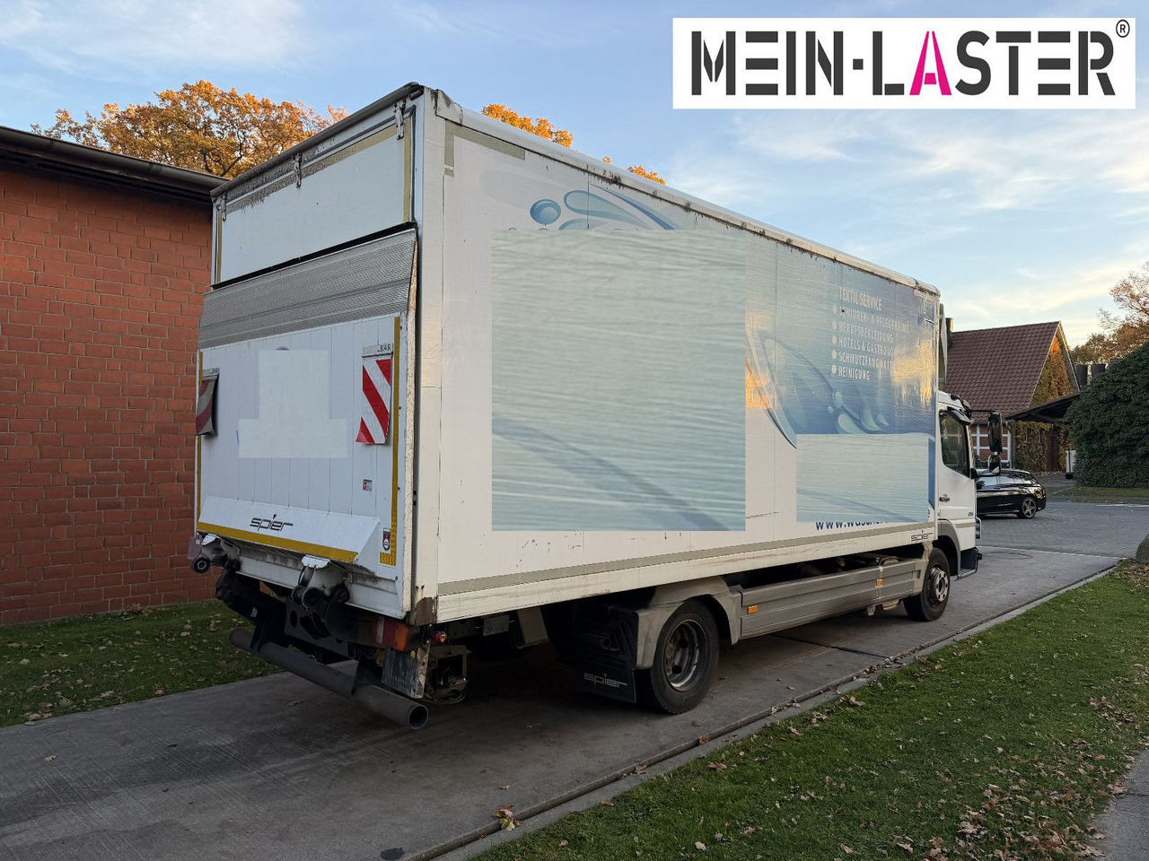 Mercedes-Benz Atego 816 LBW Klima 3 Sitzer - Varebil med kasse: billede 4 Mercedes-Benz Atego 816 LBW Klima 3 Sitzer - Varebil med kasse: billede 4