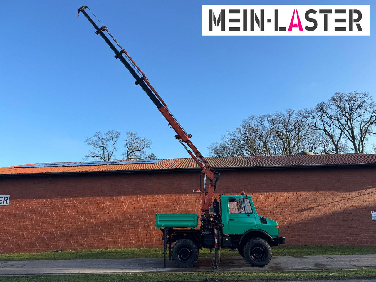 Unimog U 1200 Atlas 75.2 Kran 14 m Funk FB *1. Hand - Lastbil med kran, Tipvogn lastbil: billede 2 Unimog U 1200 Atlas 75.2 Kran 14 m Funk FB *1. Hand - Lastbil med kran, Tipvogn lastbil: billede 2
