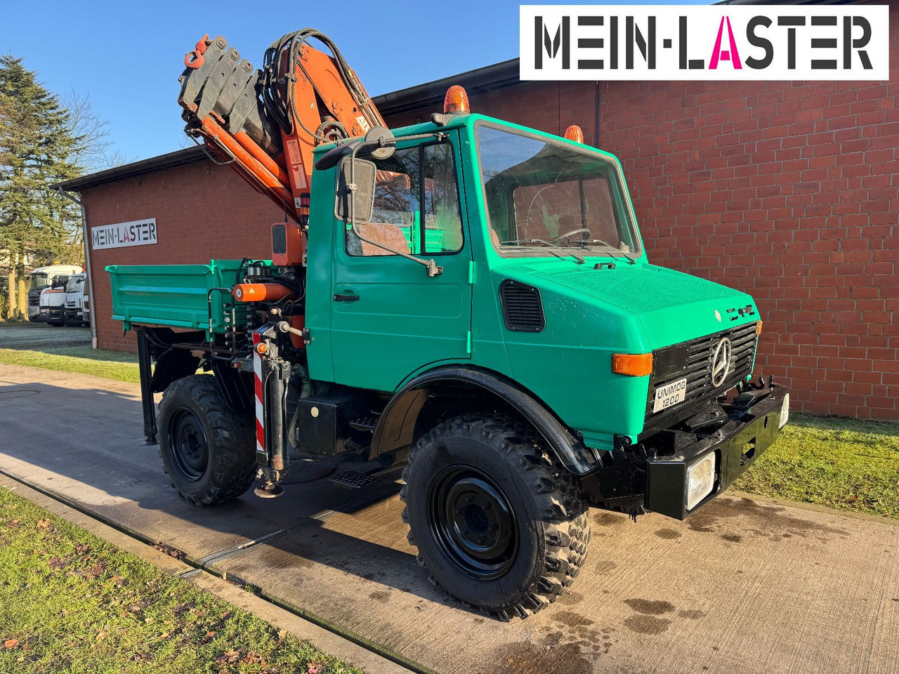 Unimog U 1200 Atlas 75.2 Kran 14 m Funk FB *1. Hand - Lastbil med kran, Tipvogn lastbil: billede 4 Unimog U 1200 Atlas 75.2 Kran 14 m Funk FB *1. Hand - Lastbil med kran, Tipvogn lastbil: billede 4