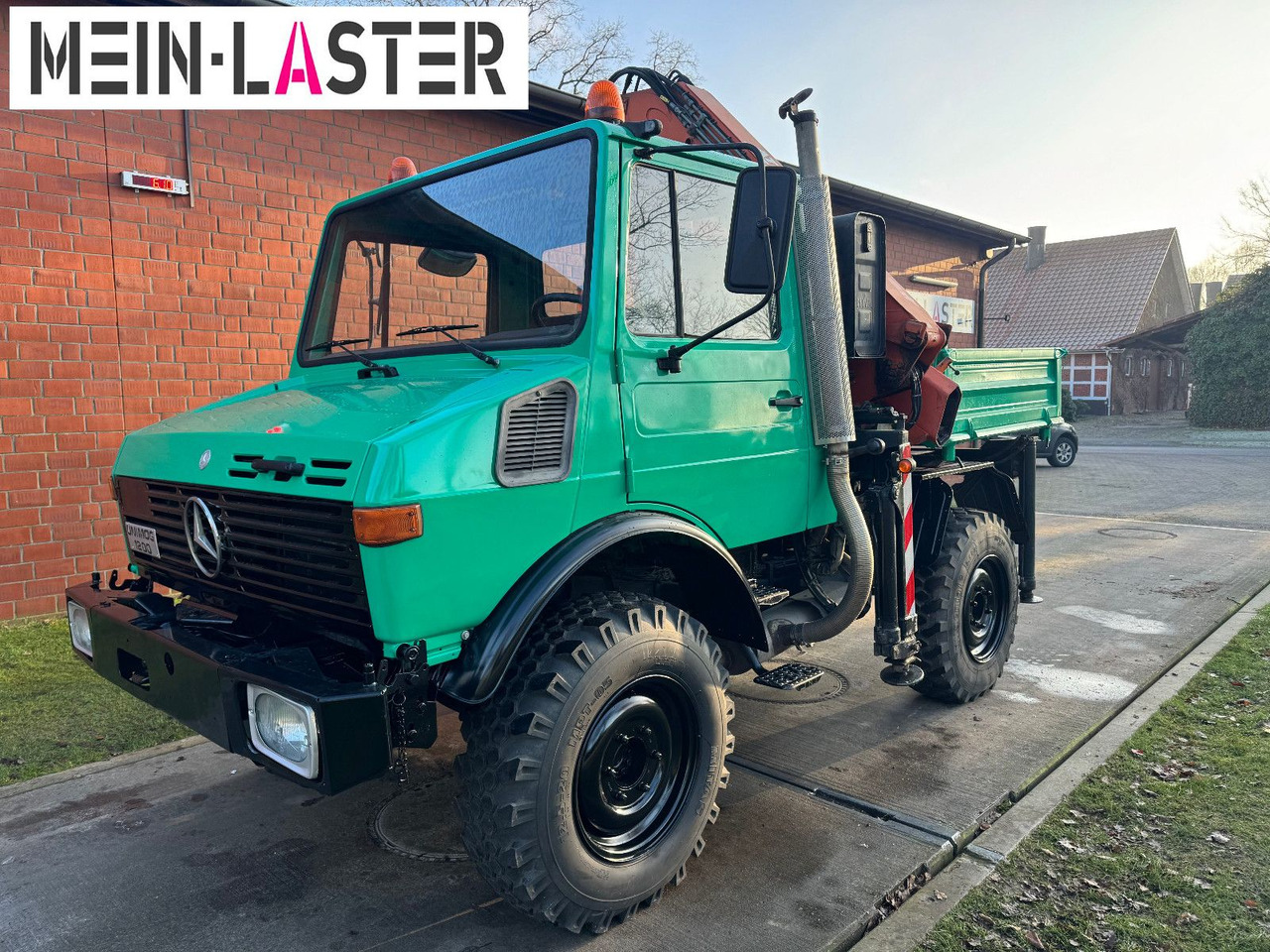Unimog U 1200 Atlas 75.2 Kran 14 m Funk FB *1. Hand - Lastbil med kran: billede 3 Unimog U 1200 Atlas 75.2 Kran 14 m Funk FB *1. Hand - Lastbil med kran: billede 3