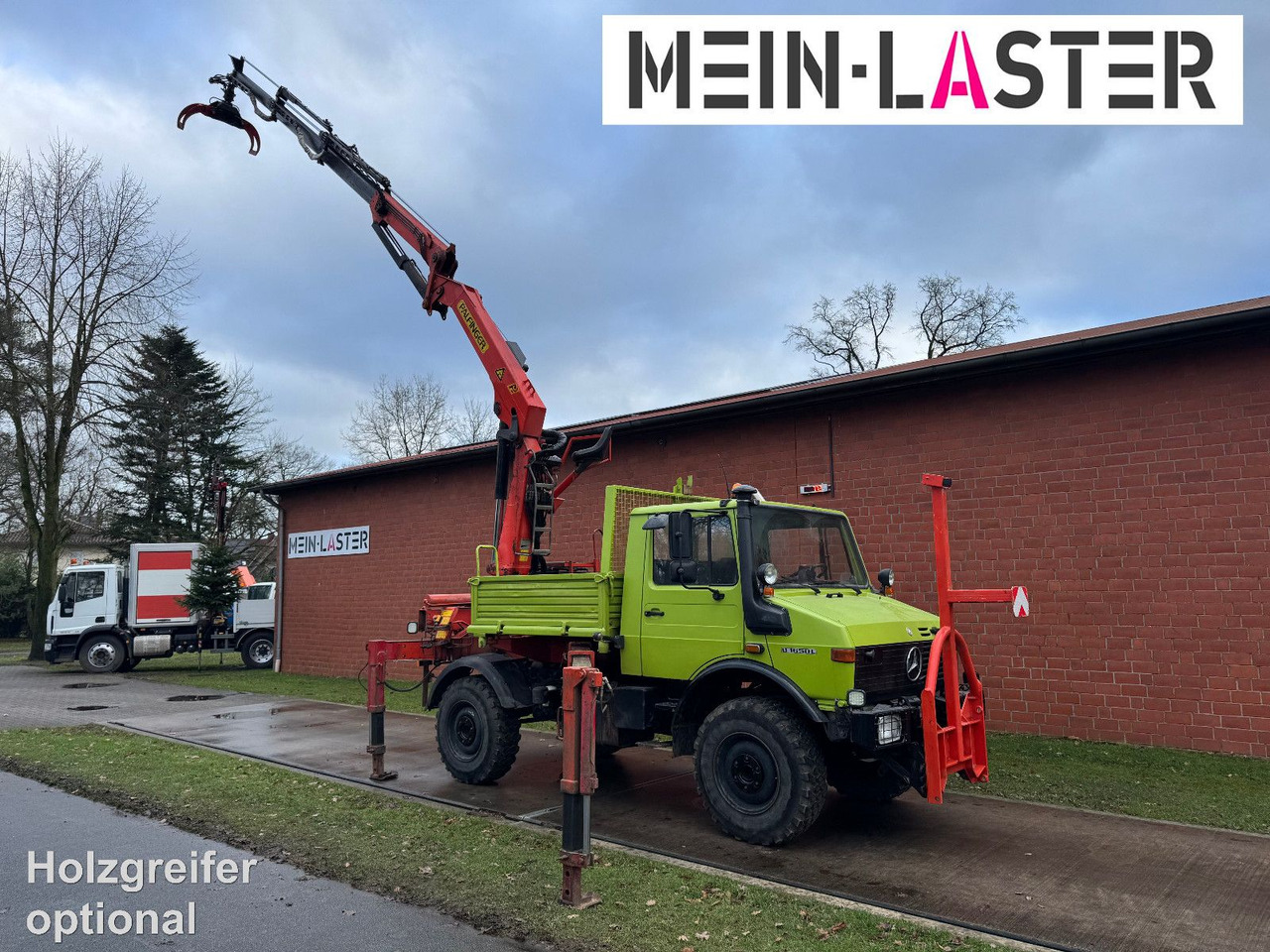 Unimog U 1650 PK 10500 Kran 15 m max. 3,9 t Seilwinde - Lastbil med kran: billede 2 Unimog U 1650 PK 10500 Kran 15 m max. 3,9 t Seilwinde - Lastbil med kran: billede 2