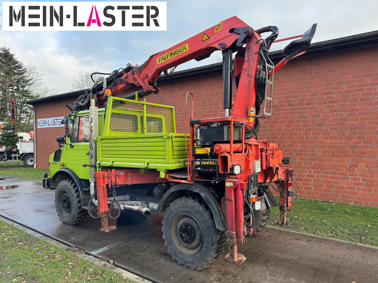 Unimog U 1650 PK 10500 Kran 15 m max. 3,9 t Seilwinde - Lastbil med kran: billede 4 Unimog U 1650 PK 10500 Kran 15 m max. 3,9 t Seilwinde - Lastbil med kran: billede 4