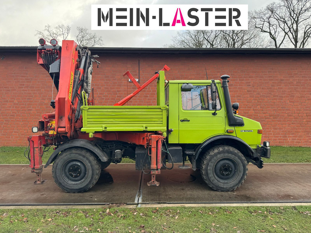 Unimog U 1650 PK 10500 Kran 15 m max. 3,9 t Seilwinde - Lastbil med kran: billede 5 Unimog U 1650 PK 10500 Kran 15 m max. 3,9 t Seilwinde - Lastbil med kran: billede 5