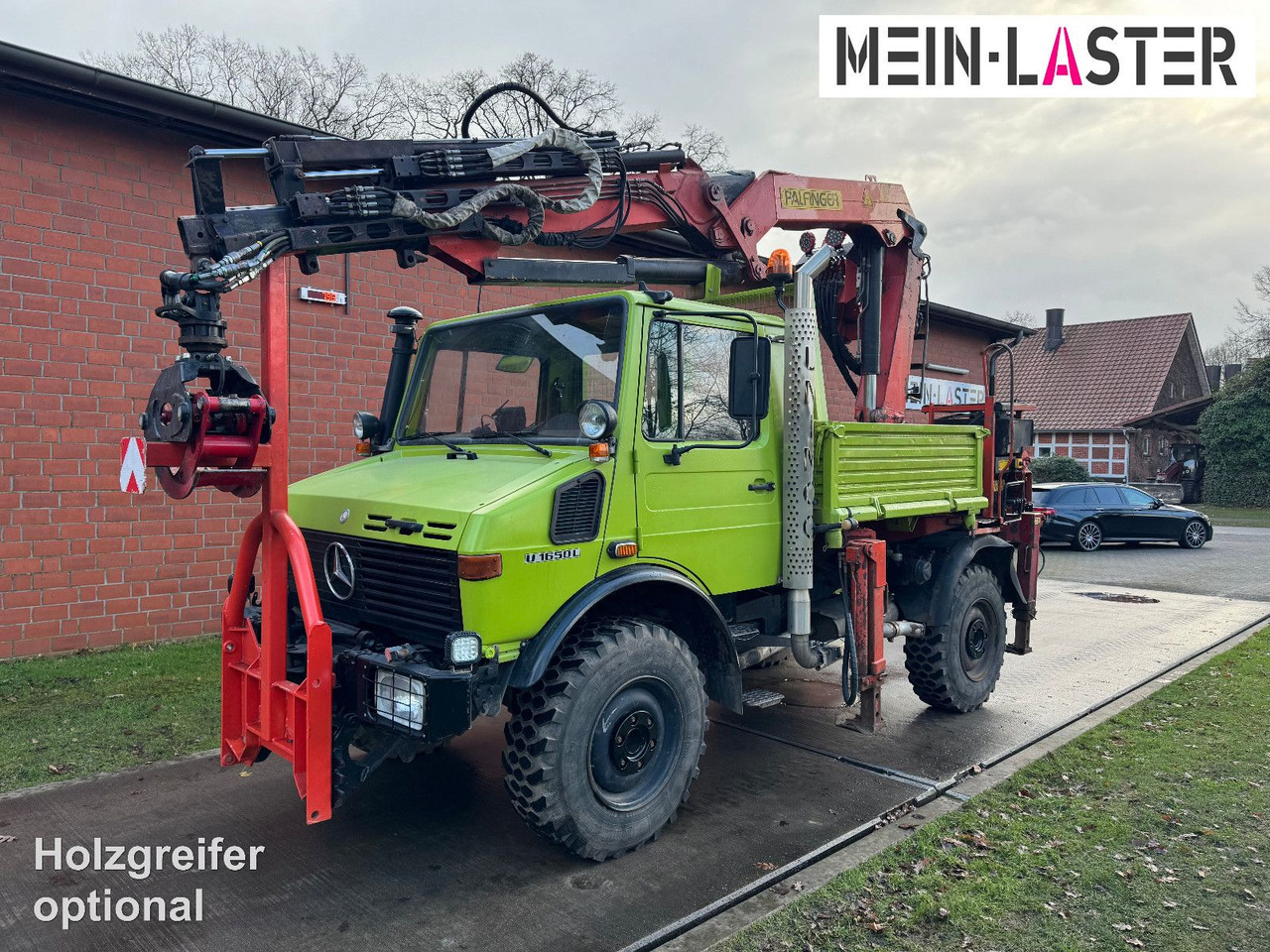 Unimog U 1650 PK 10500 Kran 15 m max. 3,9 t Seilwinde - Lastbil med kran: billede 3 Unimog U 1650 PK 10500 Kran 15 m max. 3,9 t Seilwinde - Lastbil med kran: billede 3