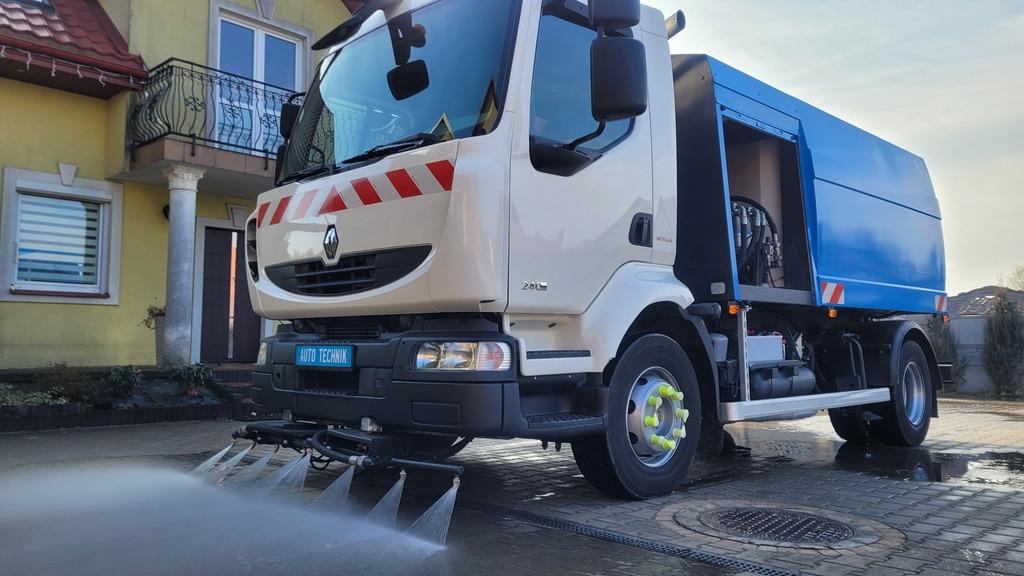 Renault Midlum 240dxi WATER STREET ROAD CLEANER Myjka TANK TRUCK - Fejebil: billede 1 Renault Midlum 240dxi WATER STREET ROAD CLEANER Myjka TANK TRUCK - Fejebil: billede 1