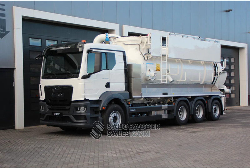 MAN TGS 35.520 8x4 MAN Amphitec Vortex 9000 - Slamsugemaskine: billede 1 MAN TGS 35.520 8x4 MAN Amphitec Vortex 9000 - Slamsugemaskine: billede 1