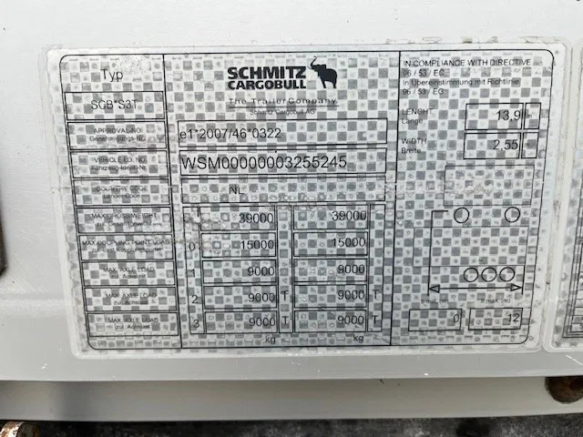 Schmitz Cargobull 2016 XL COIL TRAILER SCB*S3T - Gardintrailer: billede 3 Schmitz Cargobull 2016 XL COIL TRAILER SCB*S3T - Gardintrailer: billede 3