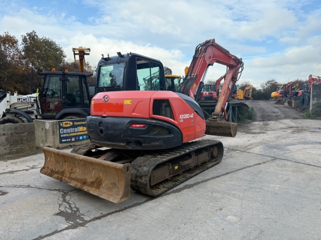 Kubota KX 080-4 - Minigravemaskine: billede 5 Kubota KX 080-4 - Minigravemaskine: billede 5