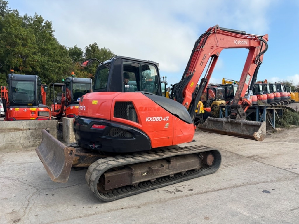 Kubota KX 080-4 - Minigravemaskine: billede 2 Kubota KX 080-4 - Minigravemaskine: billede 2