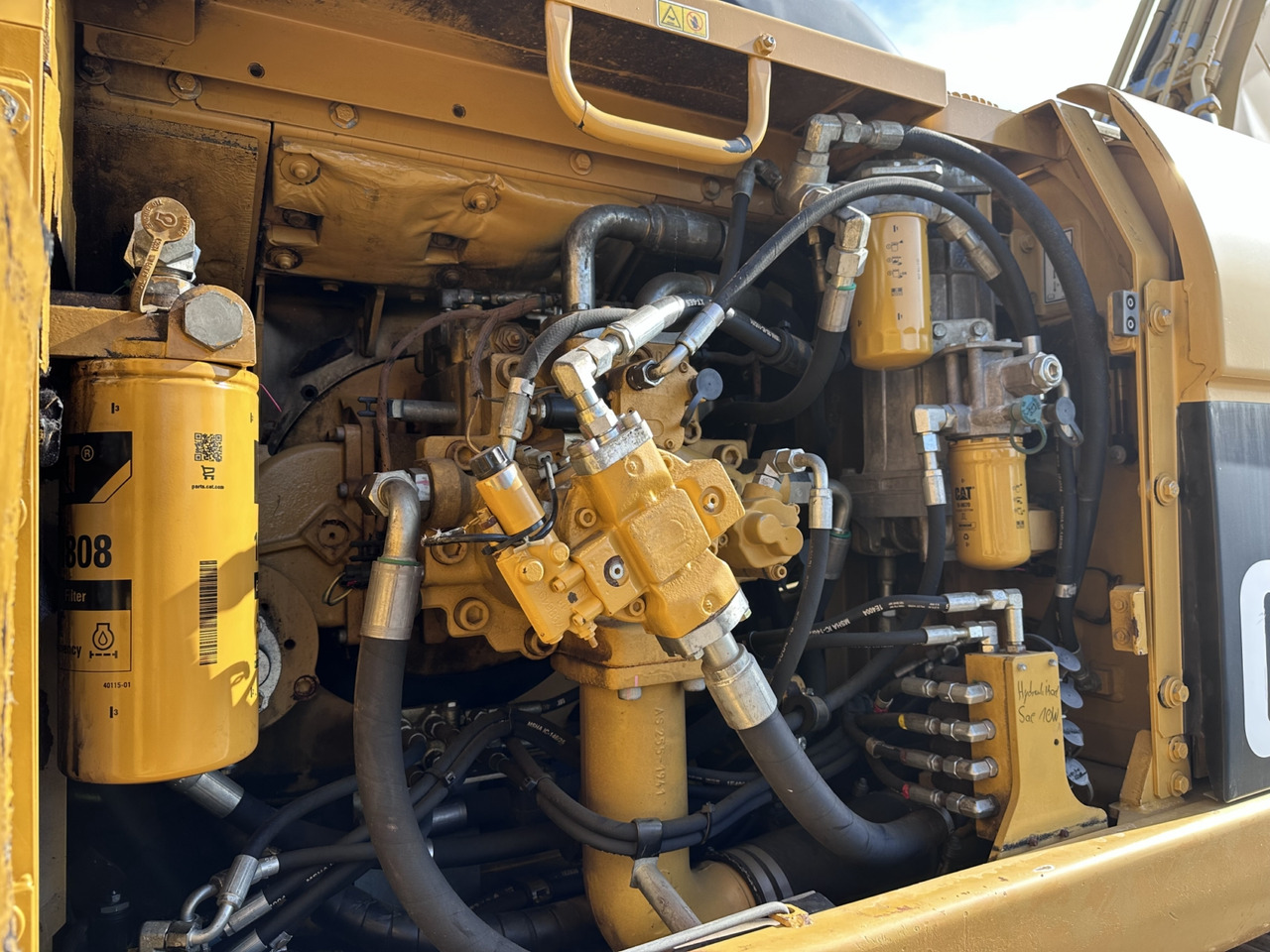 Bæltegravemaskine CATERPILLAR 336 D LN +New chains+Sprocket German machine!: billede 35